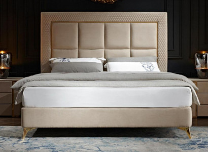 Bett 2x Nachttisch 3tlg. Schlafzimmer Set Design Luxus Schlafzimmer Komplett Neu
